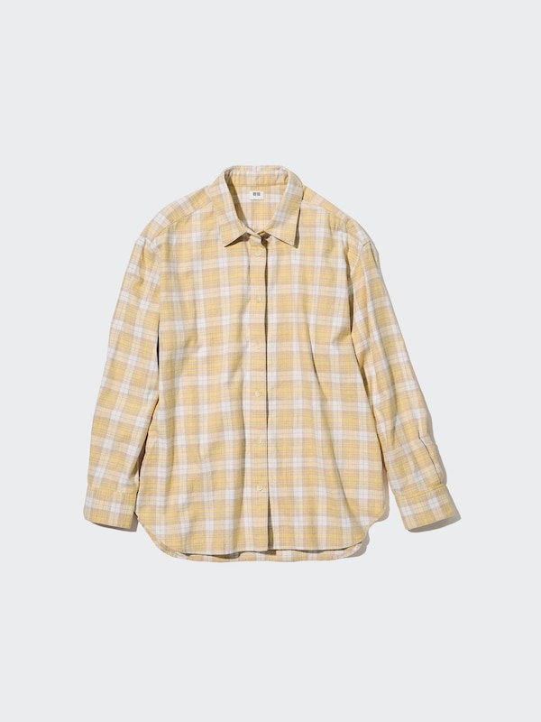 Flannel Checked Long Sleeve Shirt