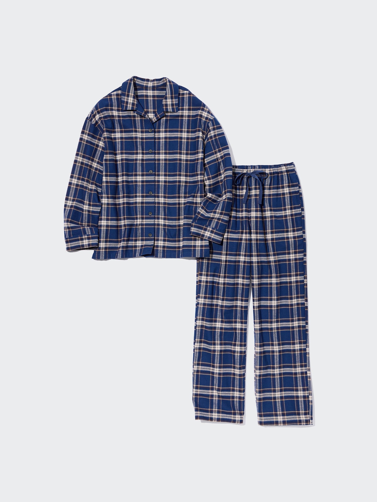 WOMEN S FLANNEL LONG SLEEVE PAJAMAS UNIQLO SG