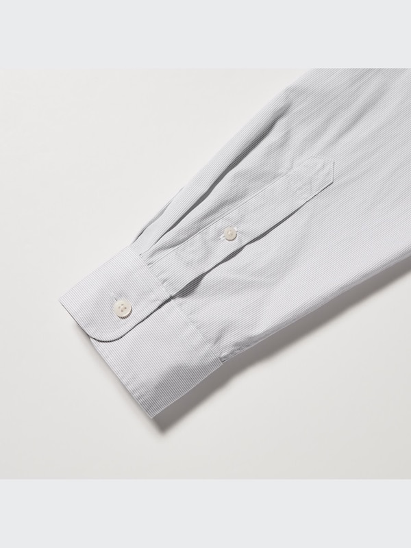Extra Fine Cotton Stand Collar Long Sleeve Shirt