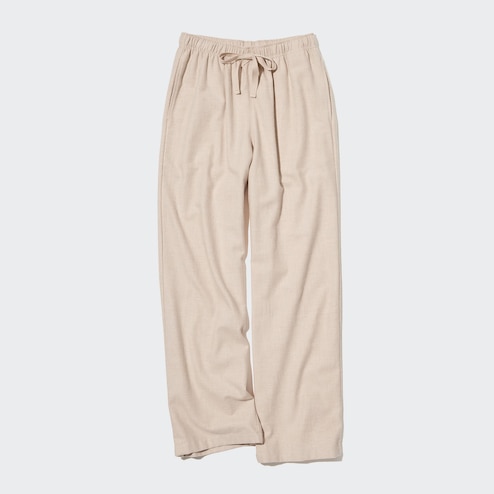 Uniqlo WOMEN FLANNEL PANTS, UNIQLO US yellow