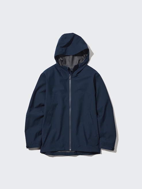Parka Jacket Uniqlo Raincoat Mens Blocktech Jacket Rain Coat