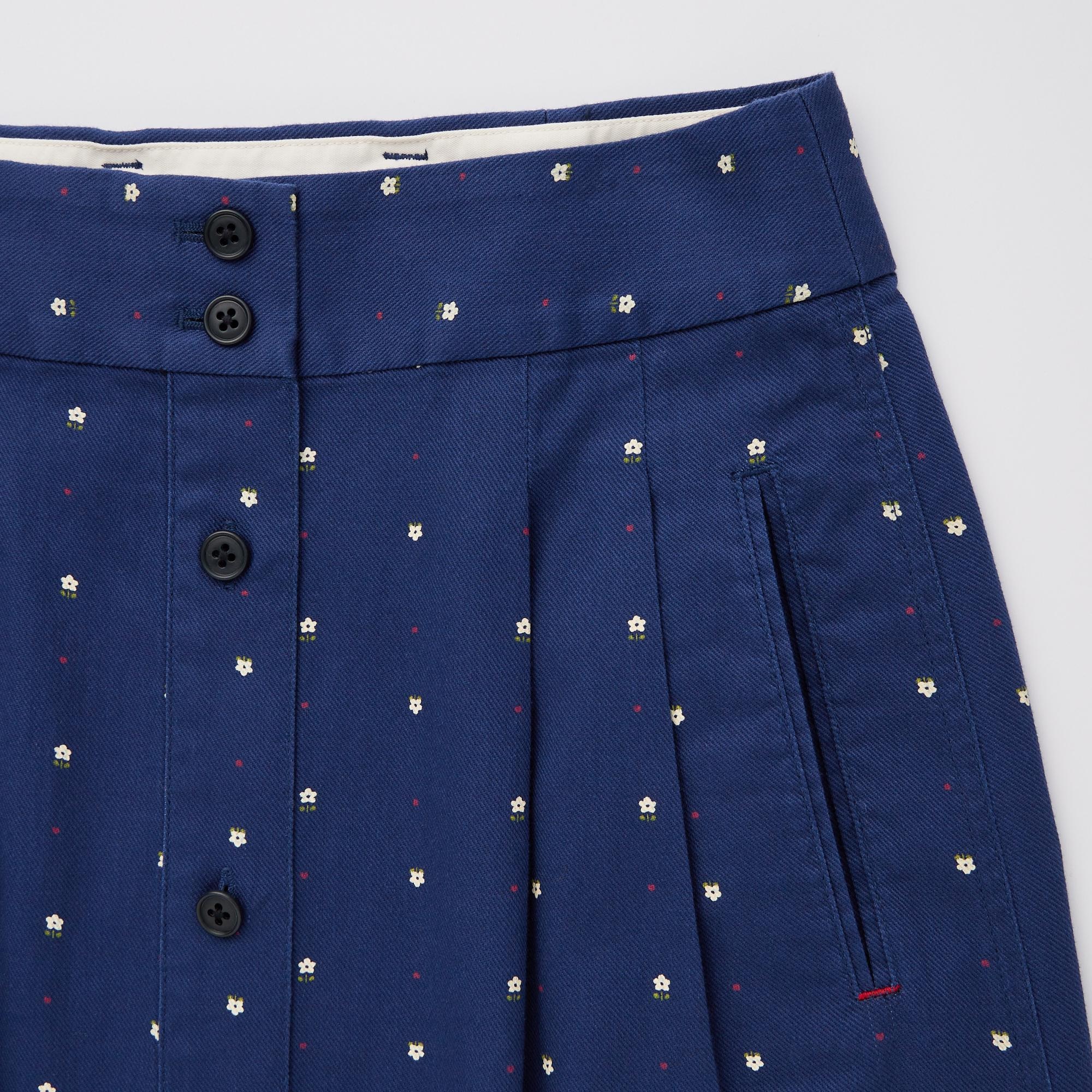 Uniqlo polka dot clearance skirt