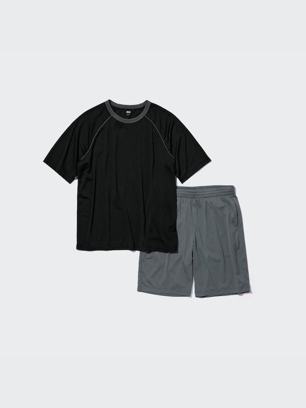 エアリズムメッシュクルーネックセット（半袖）