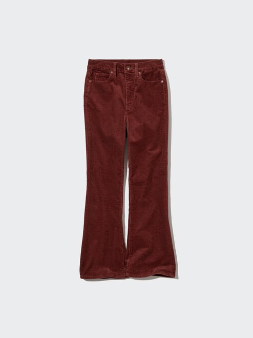 WOMEN'S CORDUROY SLIM FLARED PANTS UNIQLO PH