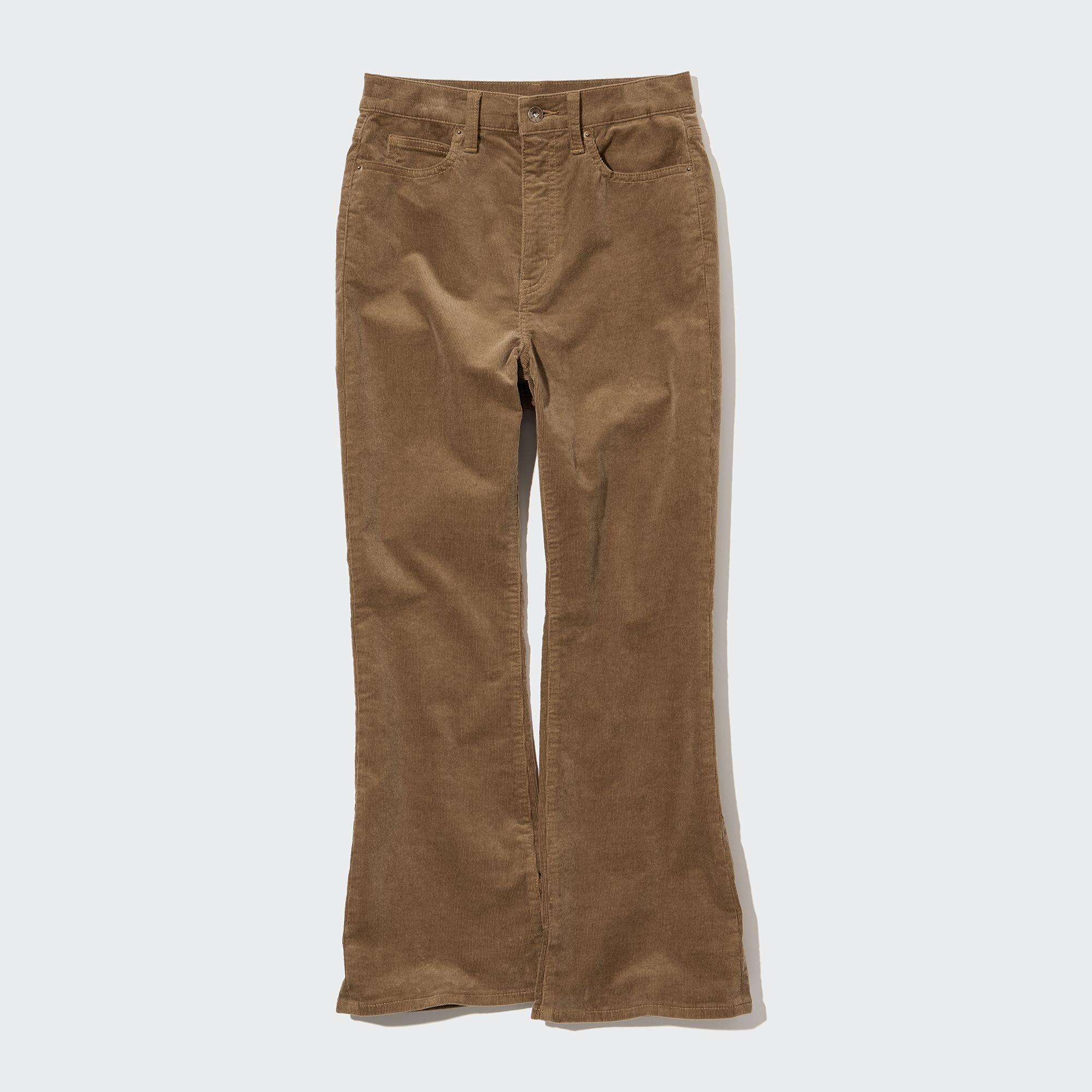 コーデュロイスリムフレアパンツ（丈短め68.5cm）のサムネイル