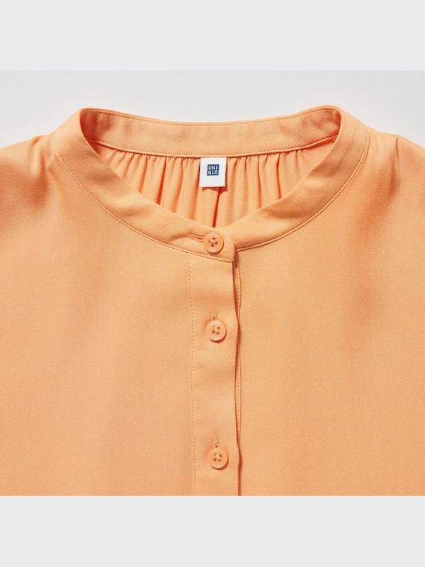 GIRLS Gaun Rayon Lengan 3/4