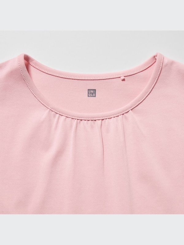 GIRLS エアリズムコットンフリルTシャツ（半袖）