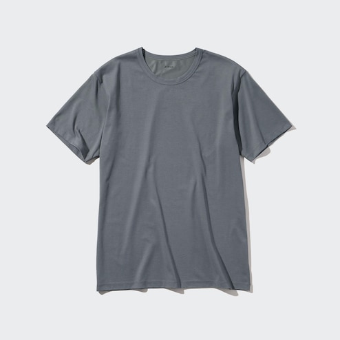 UNIQLO U AIRism Cotton Crew Neck Short-Sleeve T-Shirt