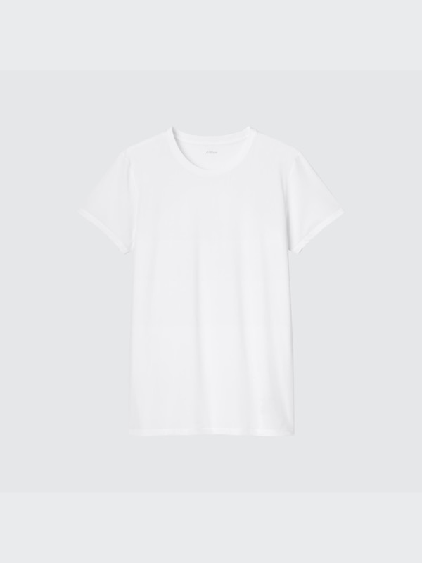 エアリズムデオドラントメッシュクルーネックTシャツ