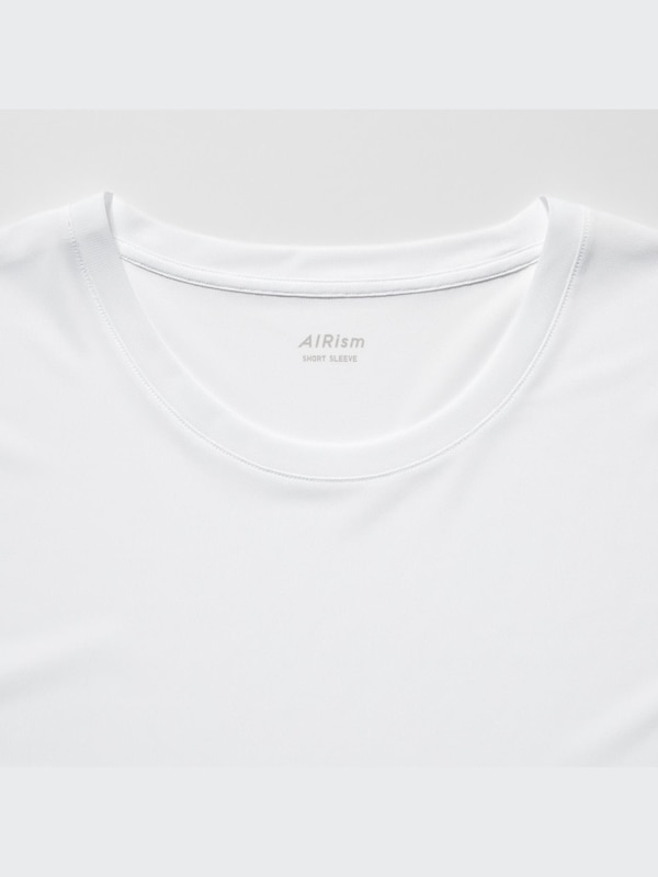 エアリズムデオドラントメッシュクルーネックTシャツ