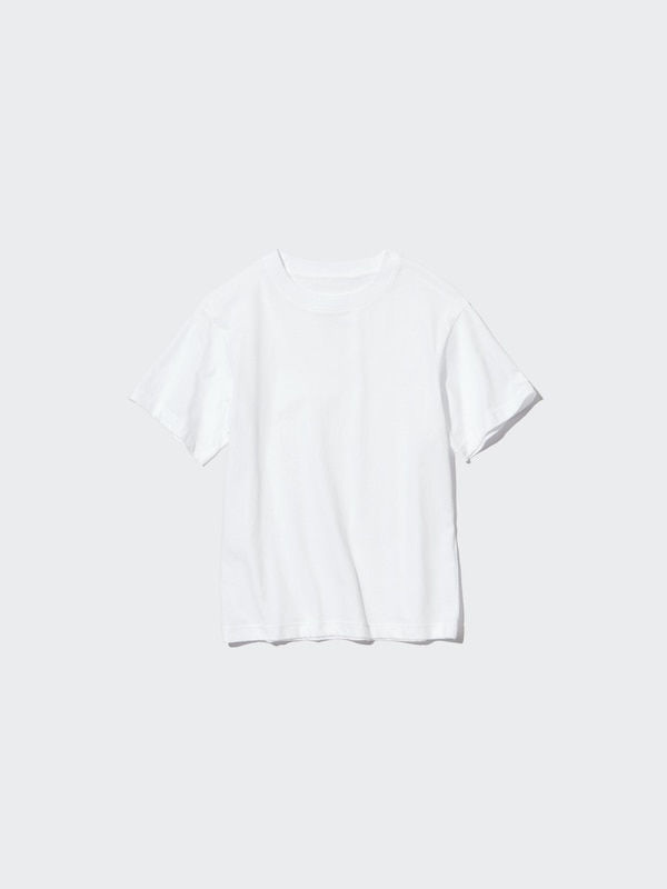 KIDS Cotton Color Crew Neck Short Sleeve T-Shirt