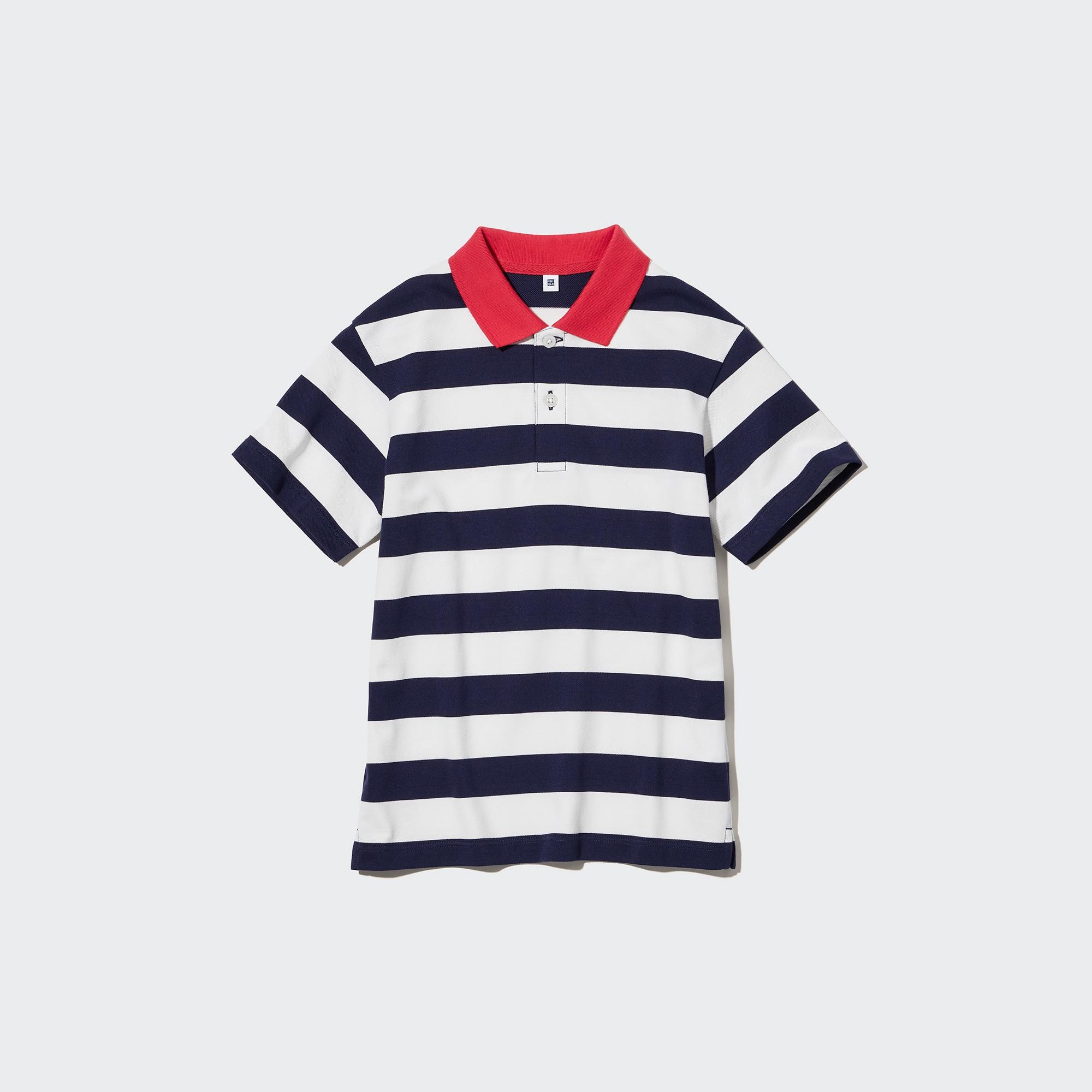 Uniqlo striped polo top shirt