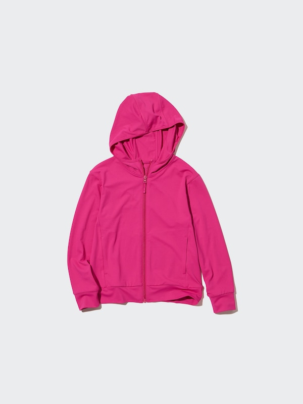 KIDS AIRism Jaket Mesh Hoodie Proteksi Sinar UV