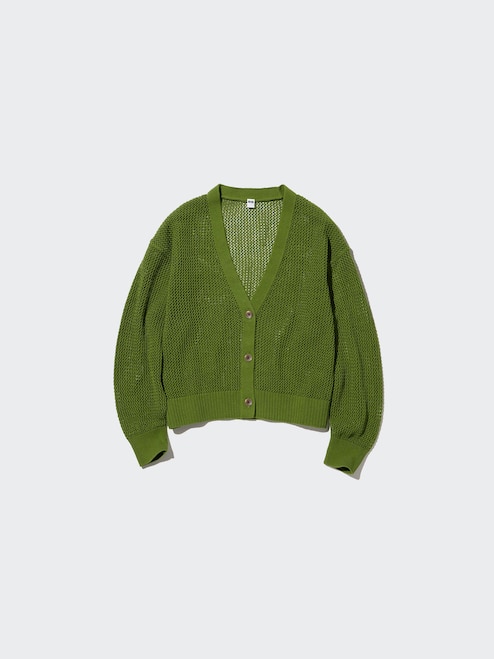 WOMEN'S MESH LONG SLEEVE SHORT CARDIGAN UNIQLO PH