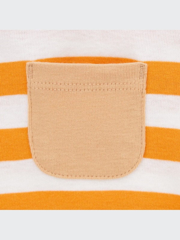 Ribbed 1*1 Short Sleeve One Piece Outfit (Striped)