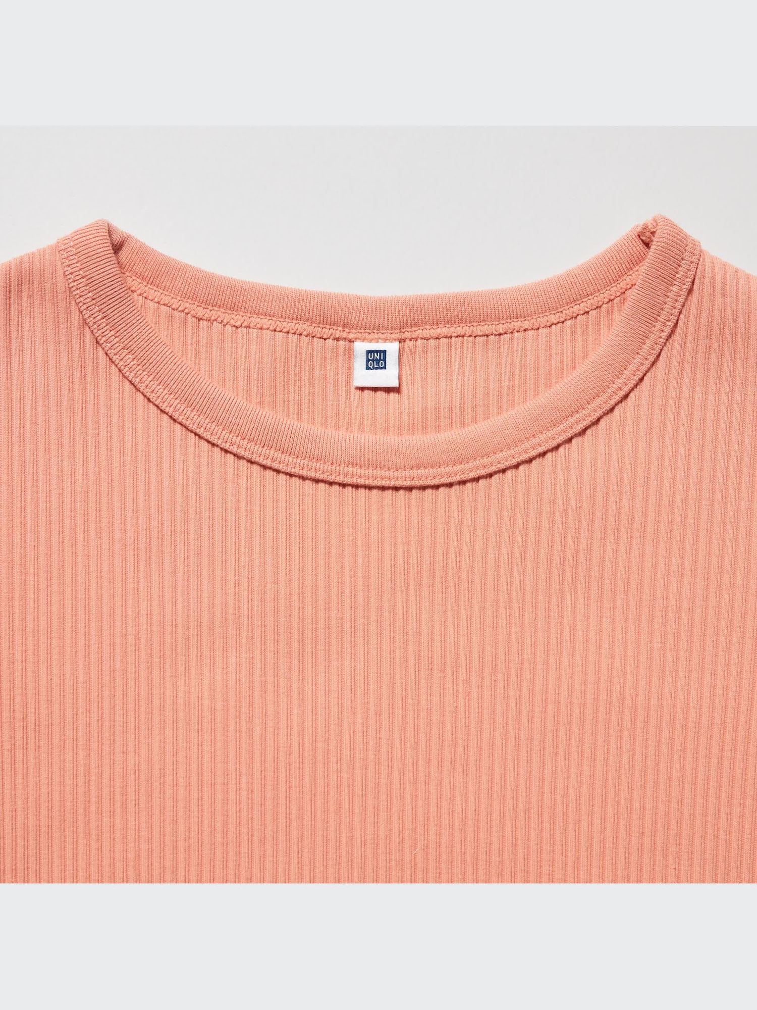 ユニクロ公式 | GIRLS リブクルーネックTシャツ（長袖）