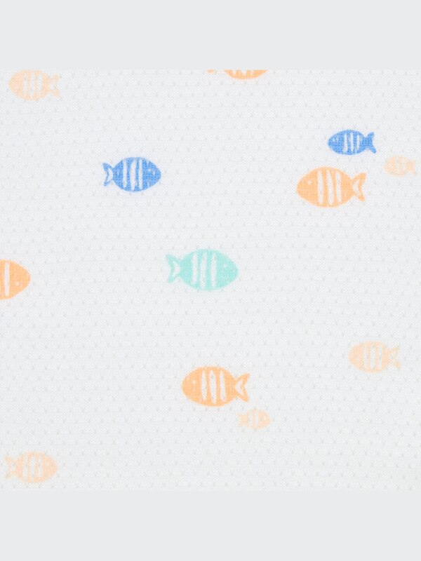 BN Joy Of Print코튼메쉬이너바디수트(슬리브리스·1P·물고기)60cm