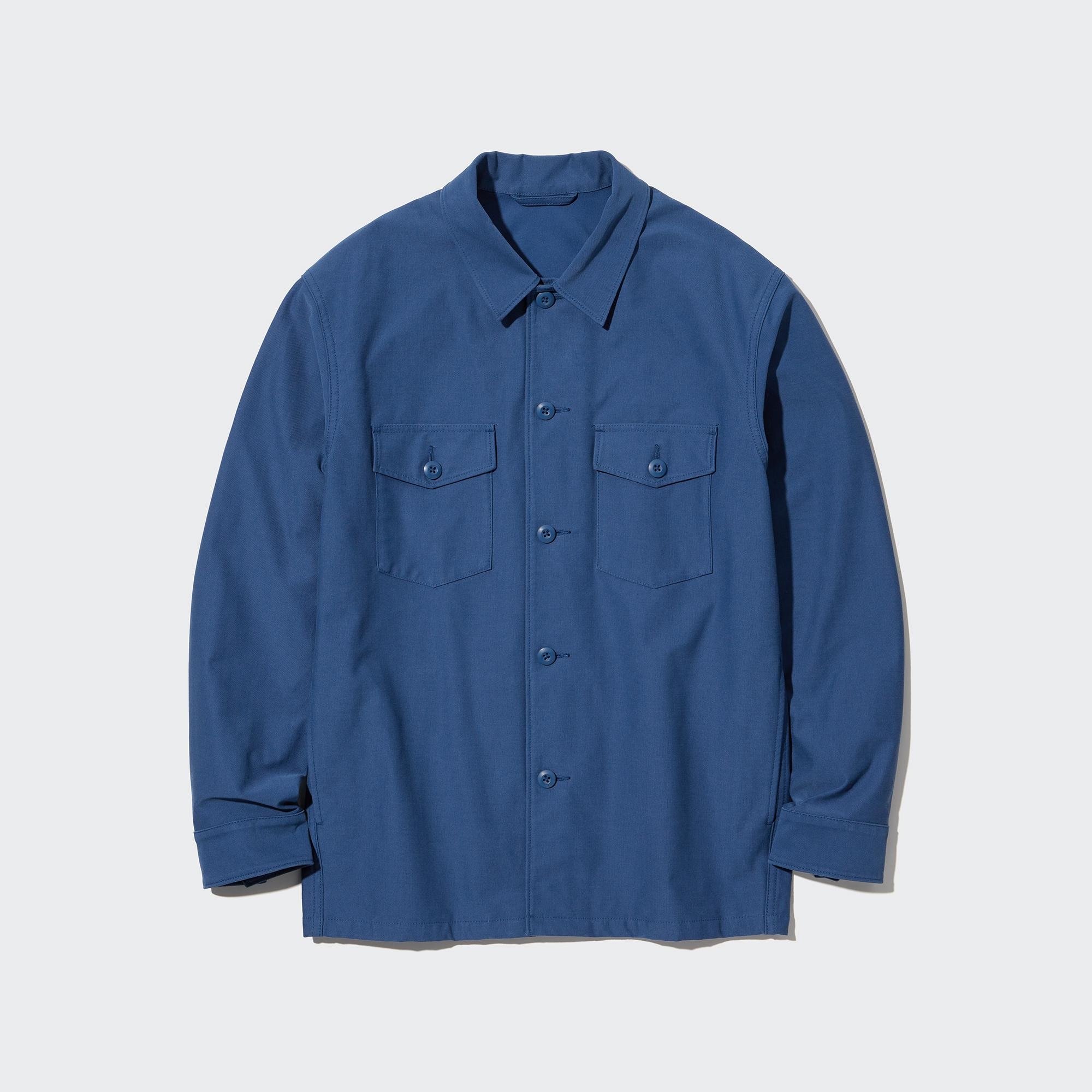 Uniqlo u light 2024 down shirt jacket