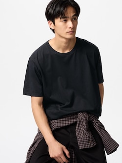 スーピマコットンクルーネックTシャツ