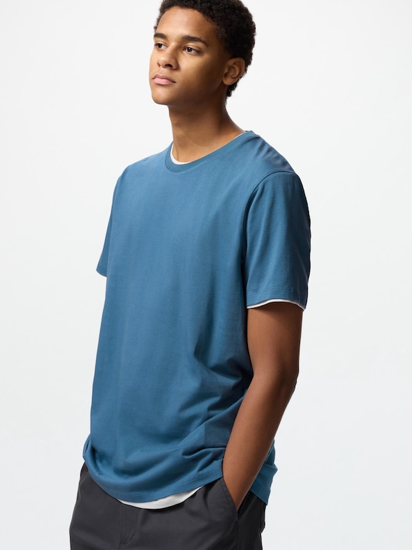 スーピマコットンクルーネックTシャツ