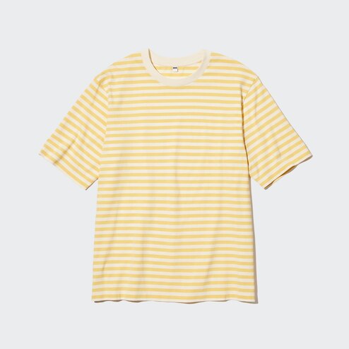 mens yellow striped t shirt