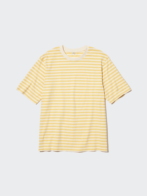 オーバーサイズボーダーTシャツ（5分袖）