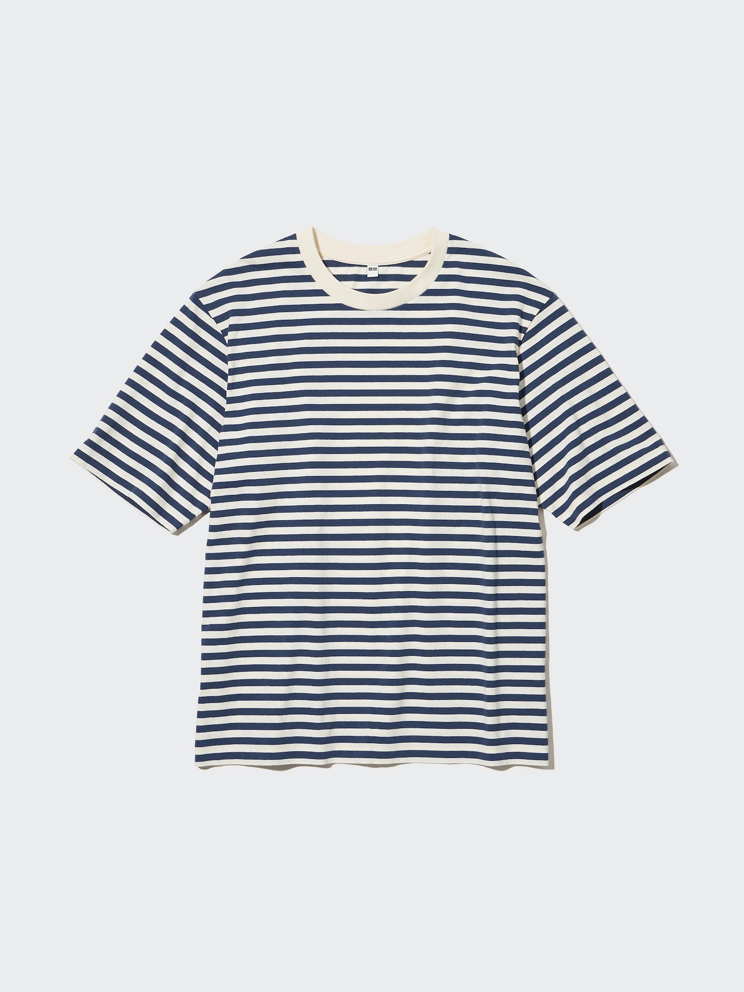 オーバーサイズボーダーTシャツ（5分袖）