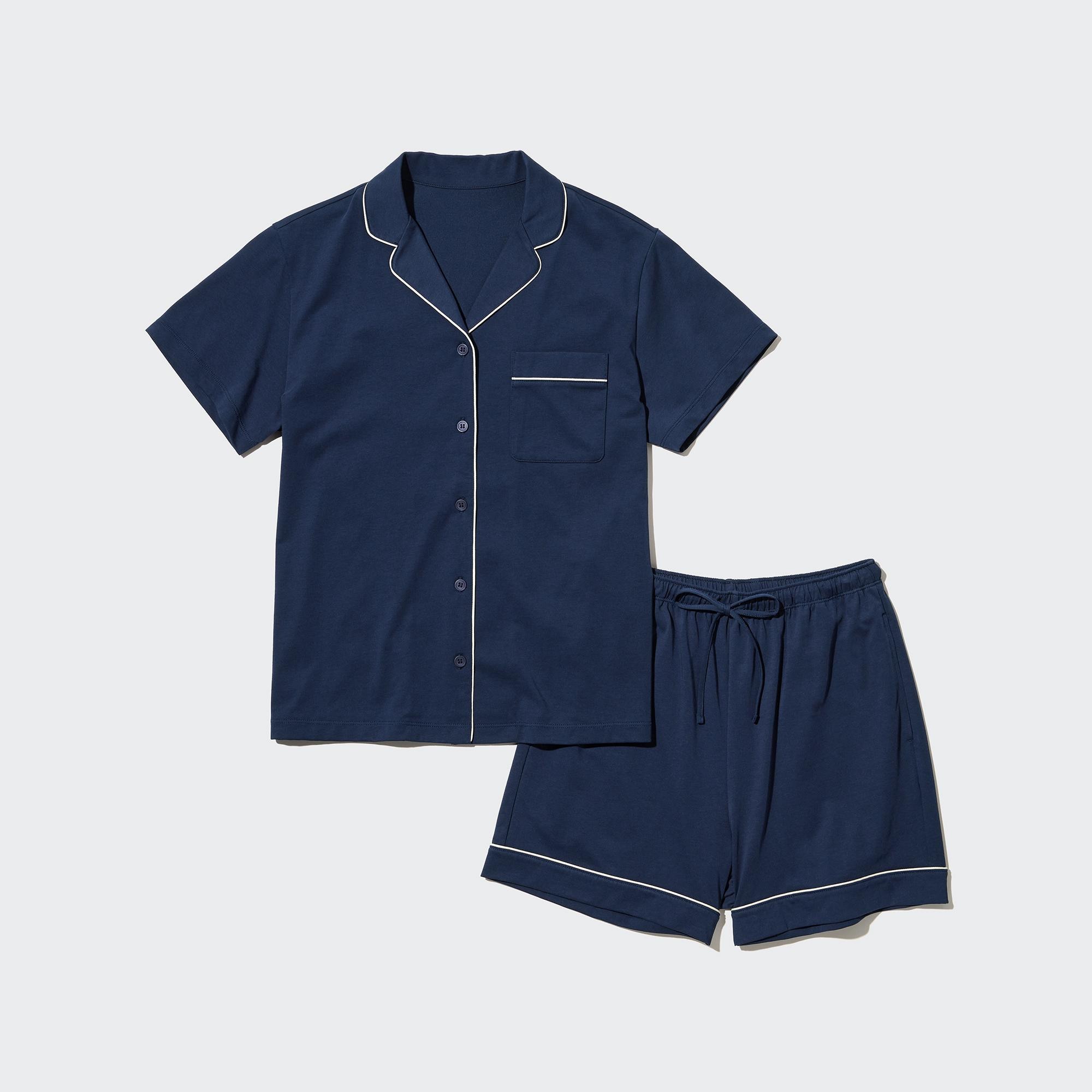 WOMEN S AIRISM COTTON SHORT SLEEVE PAJAMAS UNIQLO PH