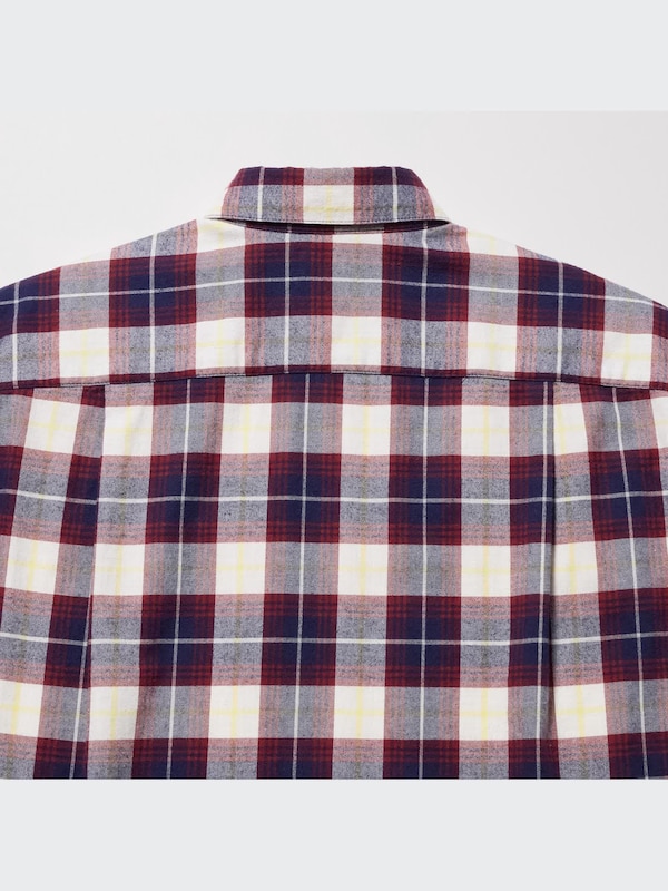 フランネルチェックシャツ（長袖）