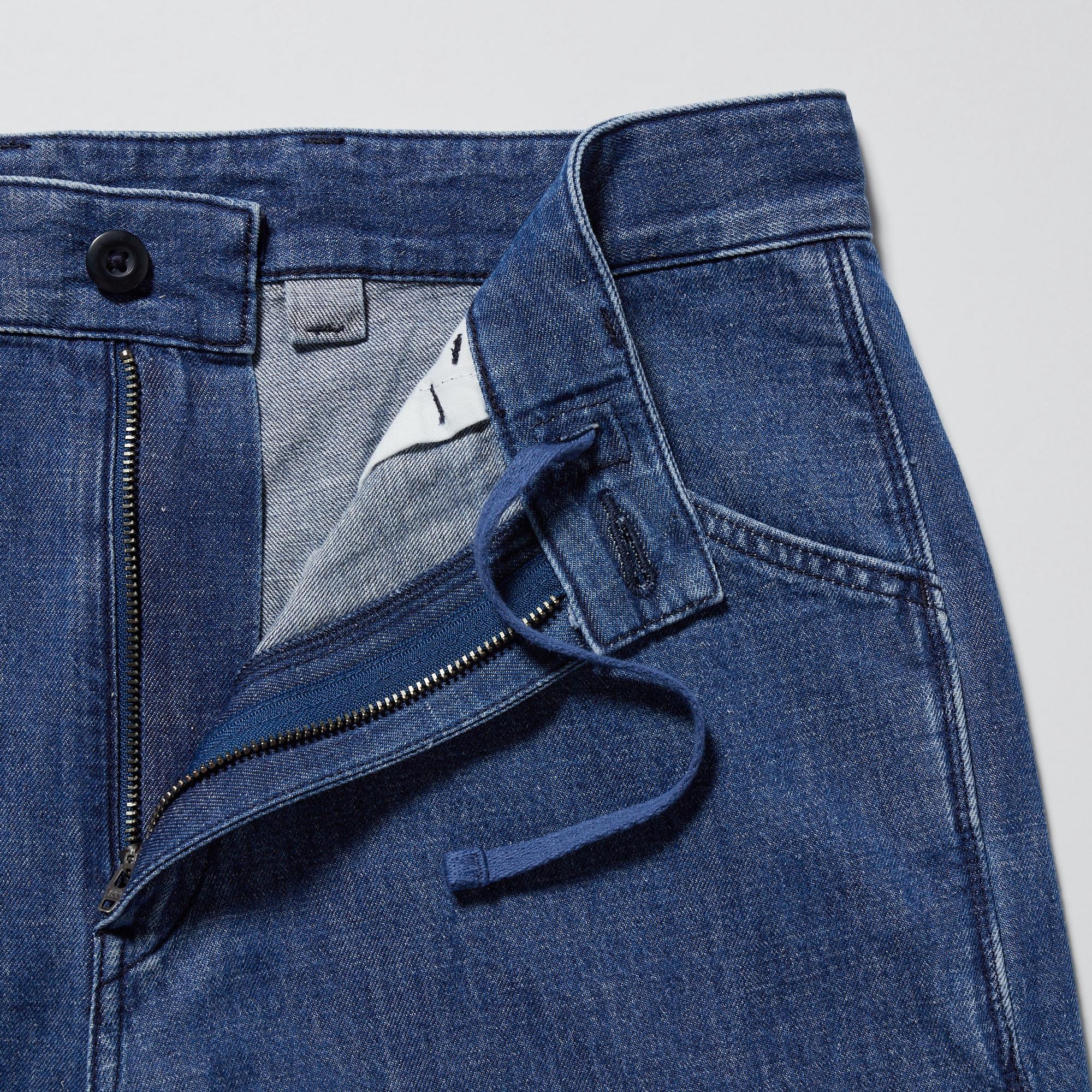 Celana Jeans Hitam Piece Worker, Fesyen Pria, Pakaian , Bawahan di Carousell