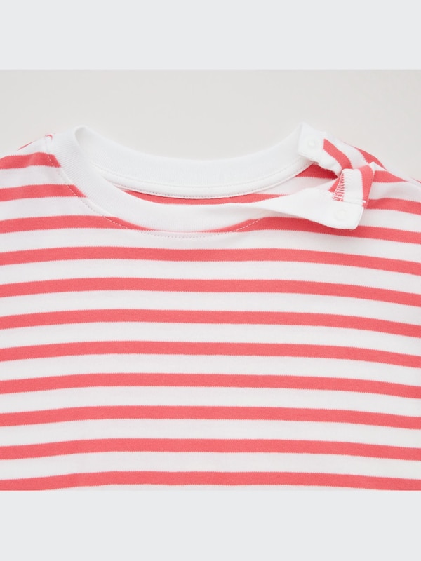 ソフトタッチコットンクルーネックTシャツ（長袖）