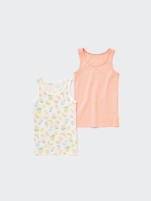 Tank Top Katun Mesh 2 Pack Joy of Print (Buah/Nanas)