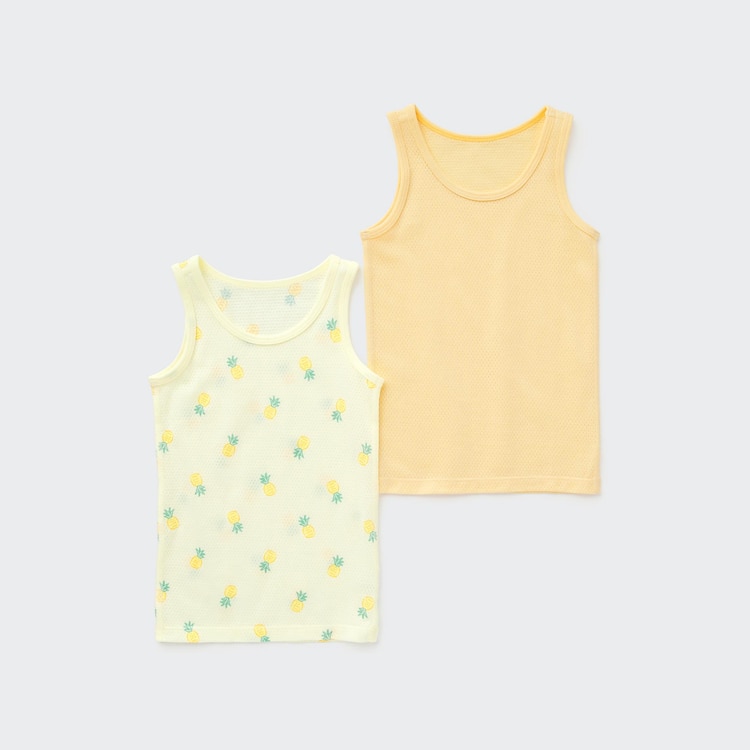 ユニクロ公式 Joy of Print コットンメッシュタンクトップ（2枚組）