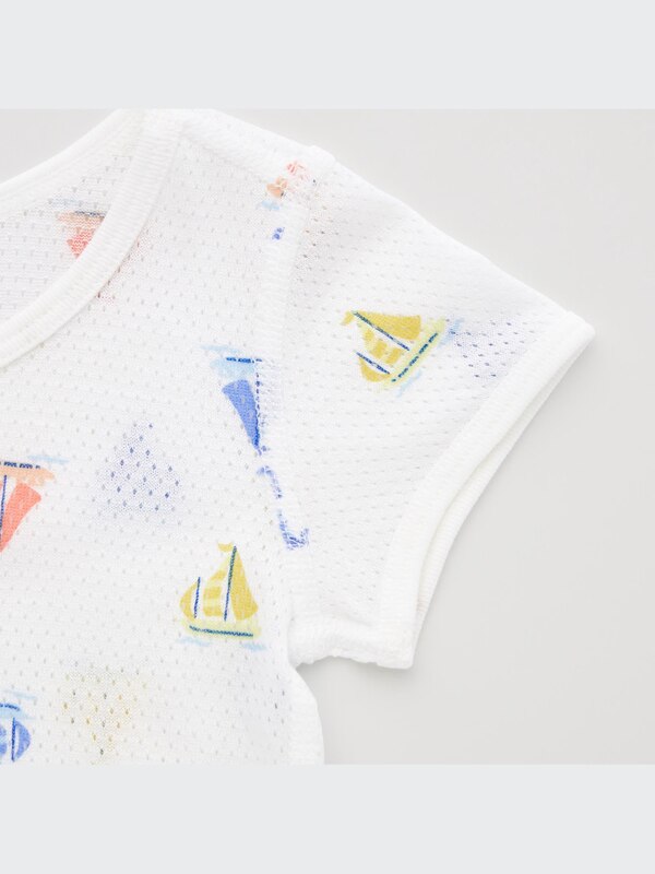 Joy of Print コットンメッシュインナーT（半袖・2枚組）