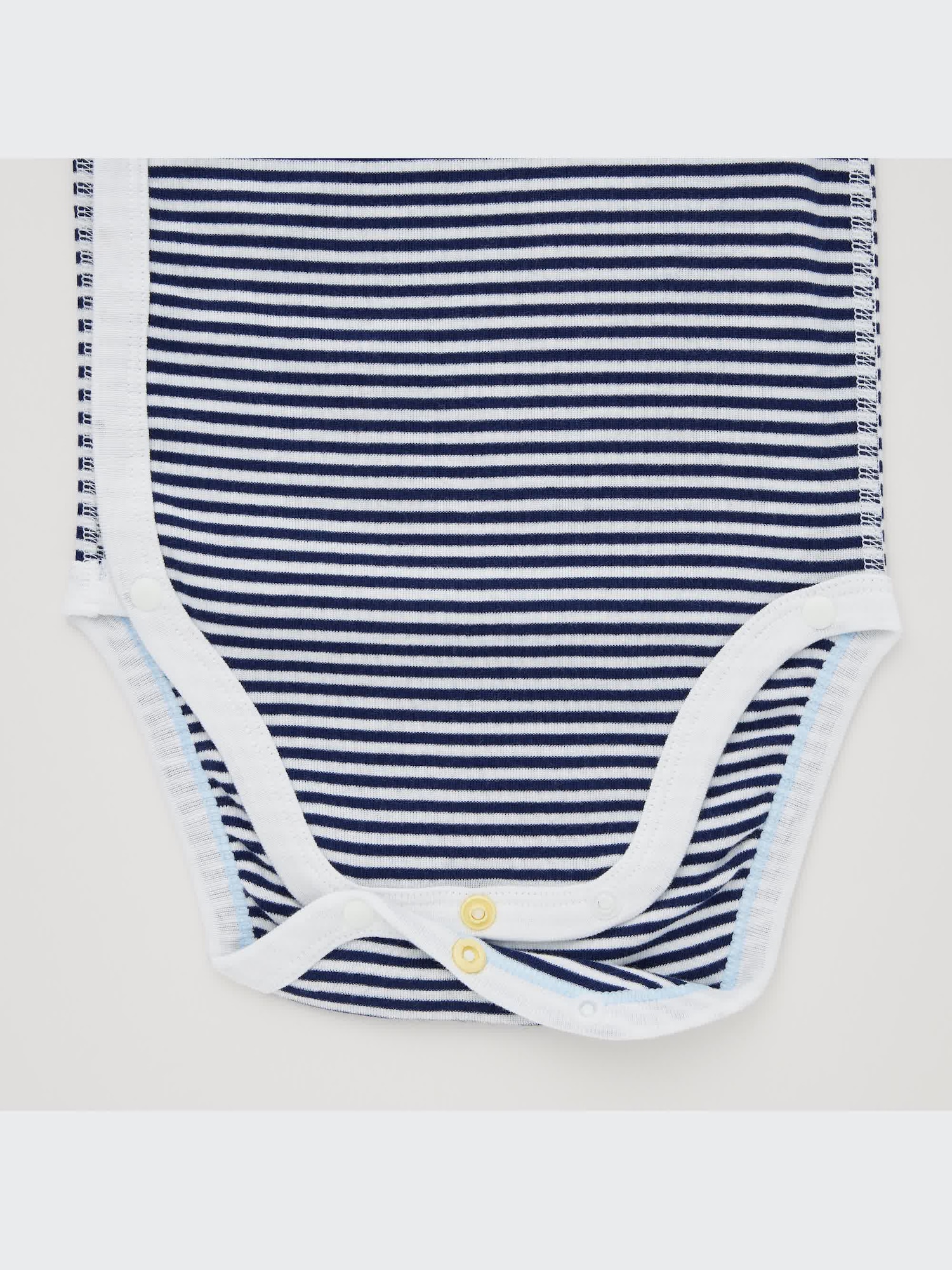 ユニクロ公式 | ボディスーツ（ボーダー・半袖・前開き）