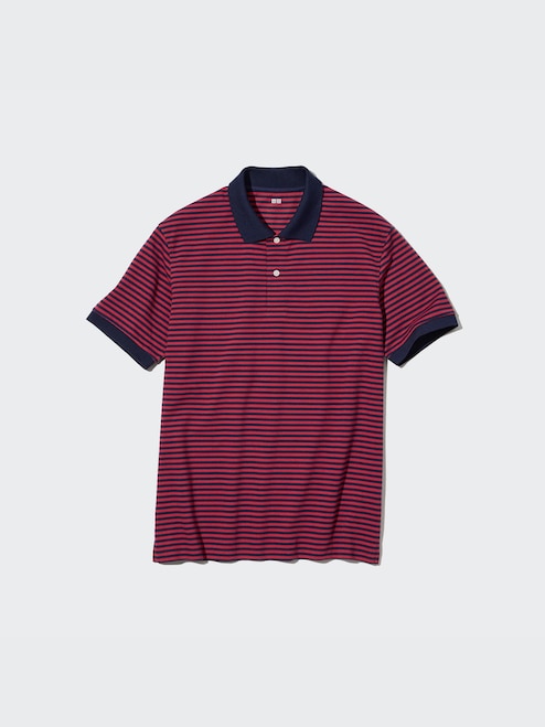 MEN'S DRY PIQUE STRIPED SHORT SLEEVE POLO SHIRT UNIQLO PH