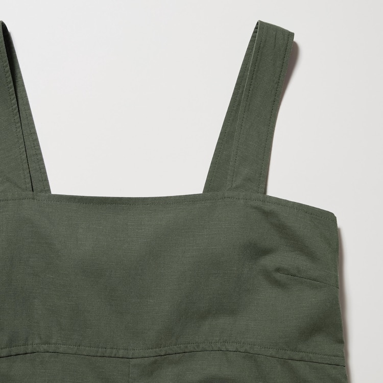 Smooth cotton striped knit dress