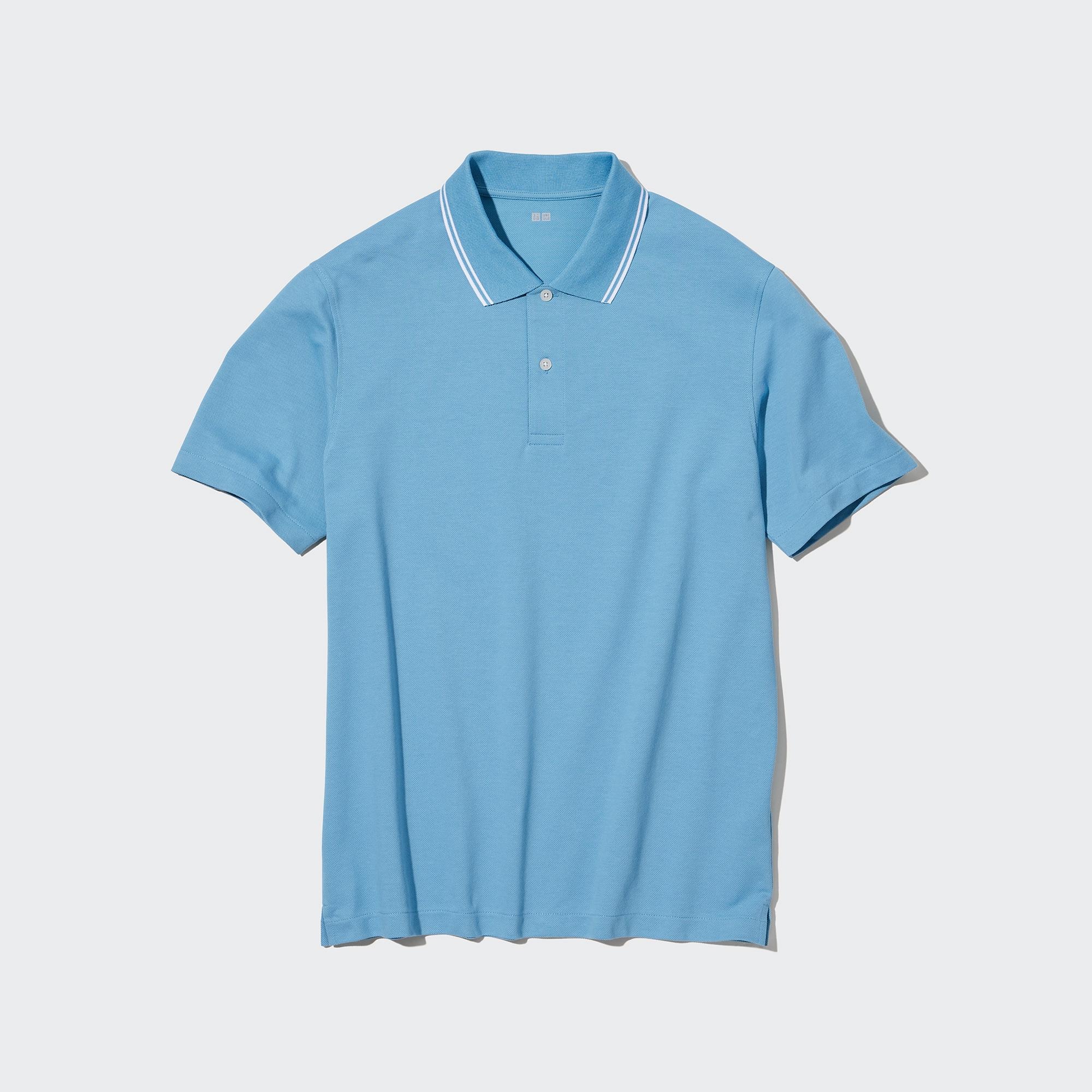 ユニクロ ドライカノコエリラインポロシャツ(半袖) - ポロシャツ