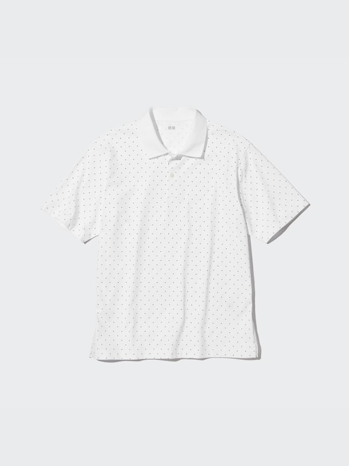 MEN'S AIRISM PRINTED SHORT SLEEVE POLO SHIRT UNIQLO PH
