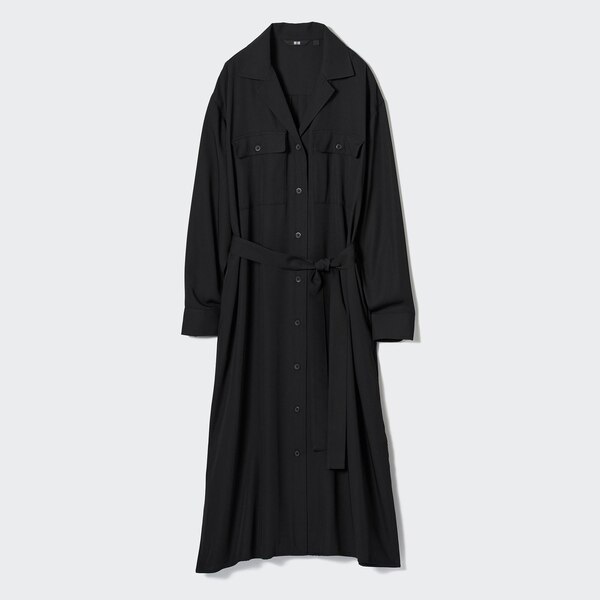 UVカットシャツワンピース（長袖・標準丈・110～121cm）