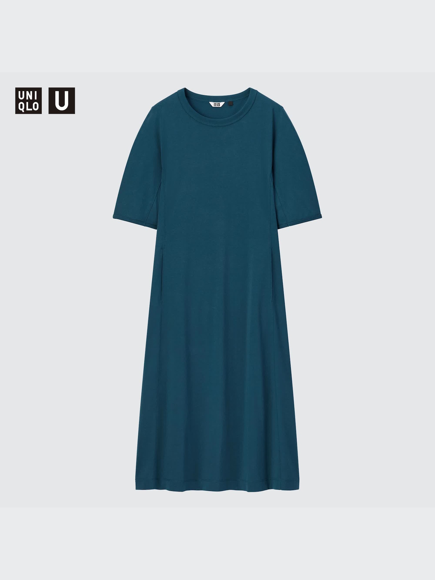 WOMEN S UNIQLO U AIRISM COTTON SHORT SLEEVE DRESS UNIQLO SG