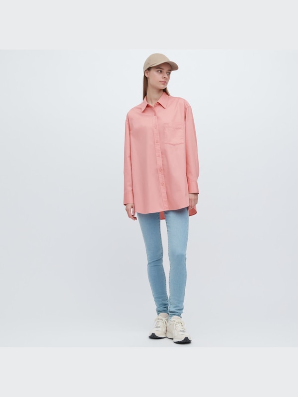 Kemeja Oversize Katun Twill