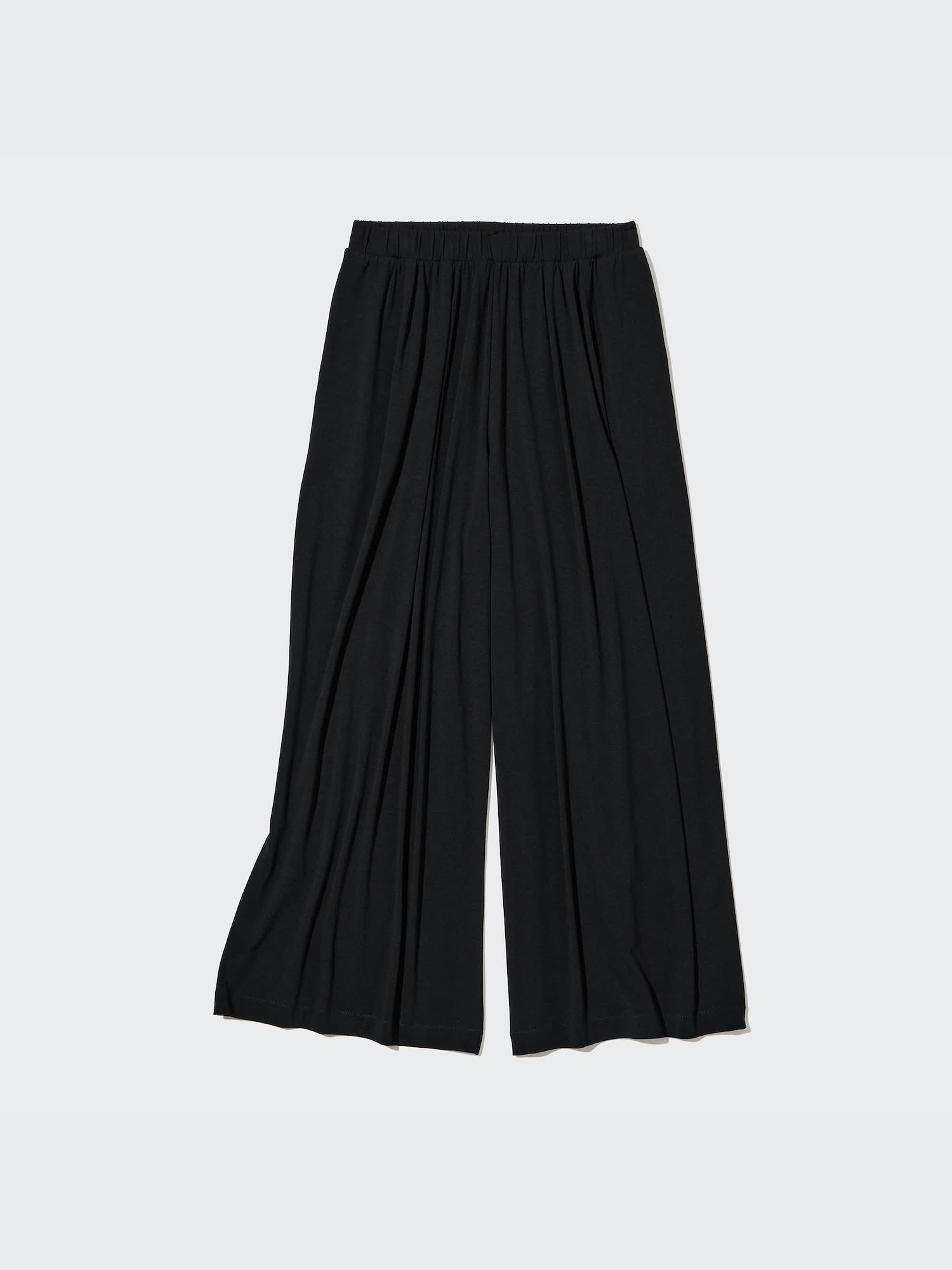 ユニクロ公式 | ギャザーワイドパンツ（丈標準59～61cm）