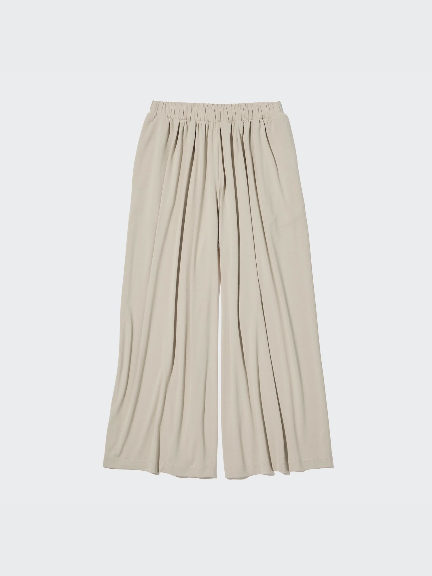 ユニクロ公式 | ギャザーワイドパンツ（丈標準59～61cm）