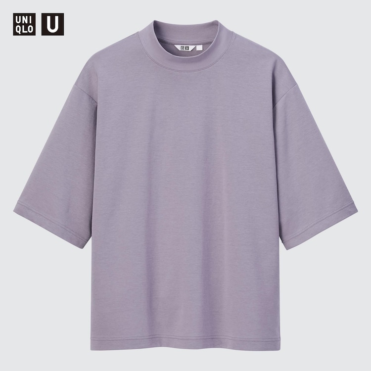海外限定】 ユニクロ エアリズムコットンオーバーサイズTシャツ 5分袖 XL