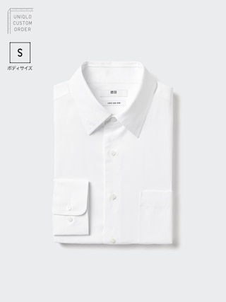 スーパーノンアイロンシャツ/レギュラー襟/長袖/S