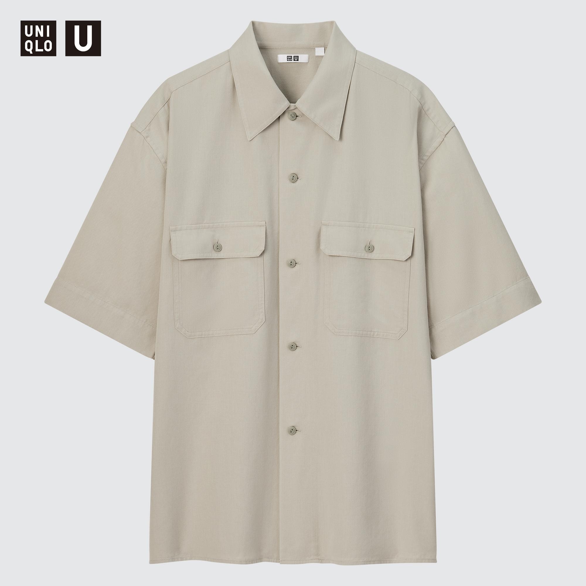 新品未使用 UNIQLO U オーバーサイズワークシャツ XSサイズ