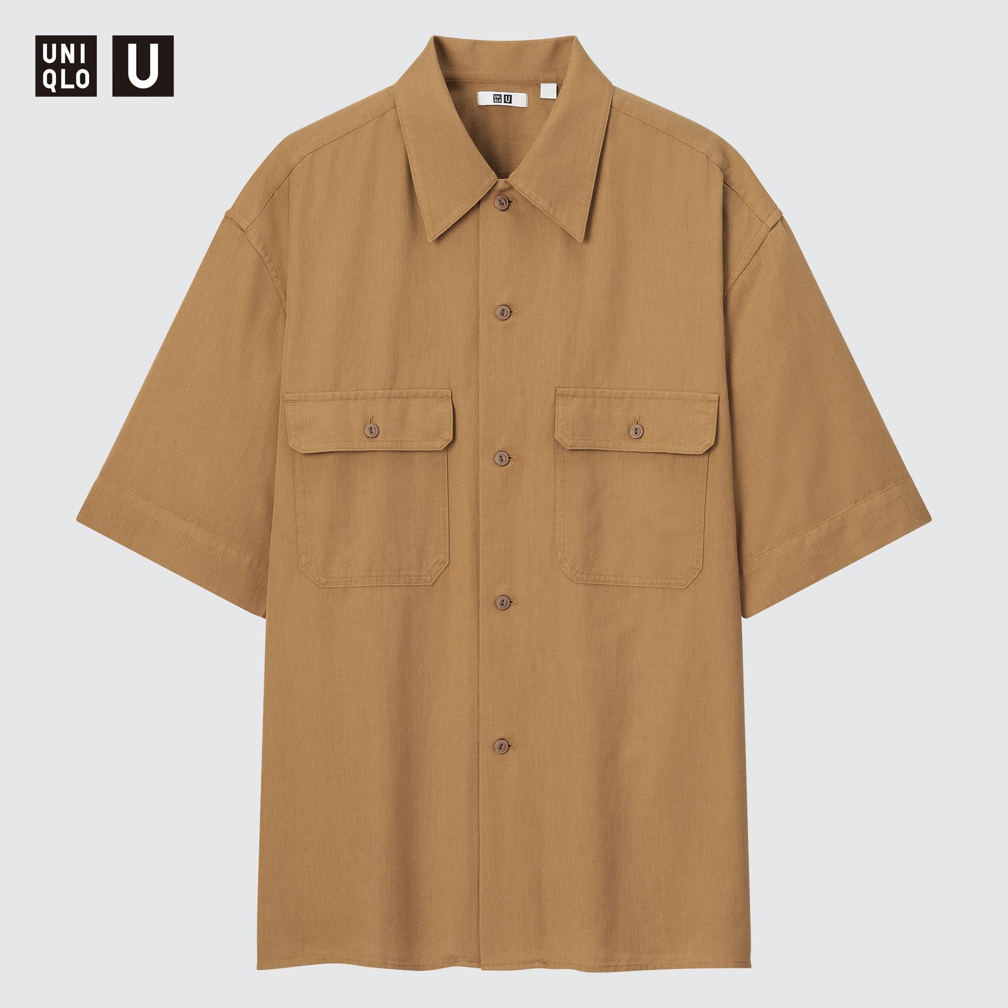 新品未使用 UNIQLO U オーバーサイズワークシャツ XSサイズ