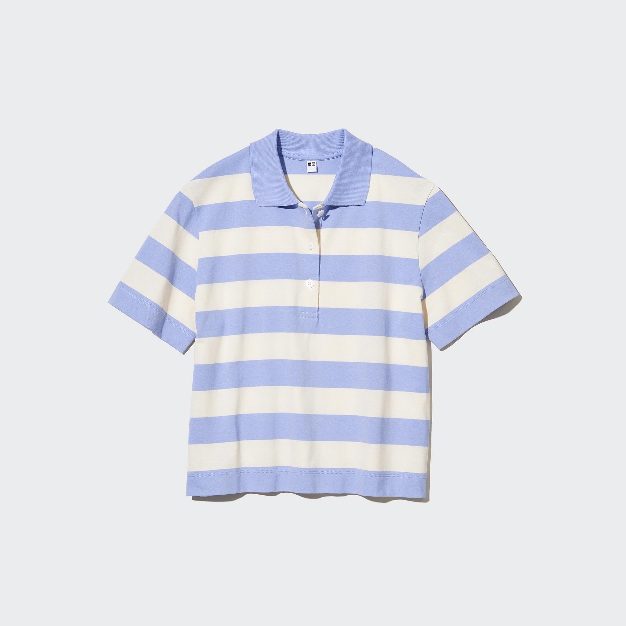 Striped polo shop