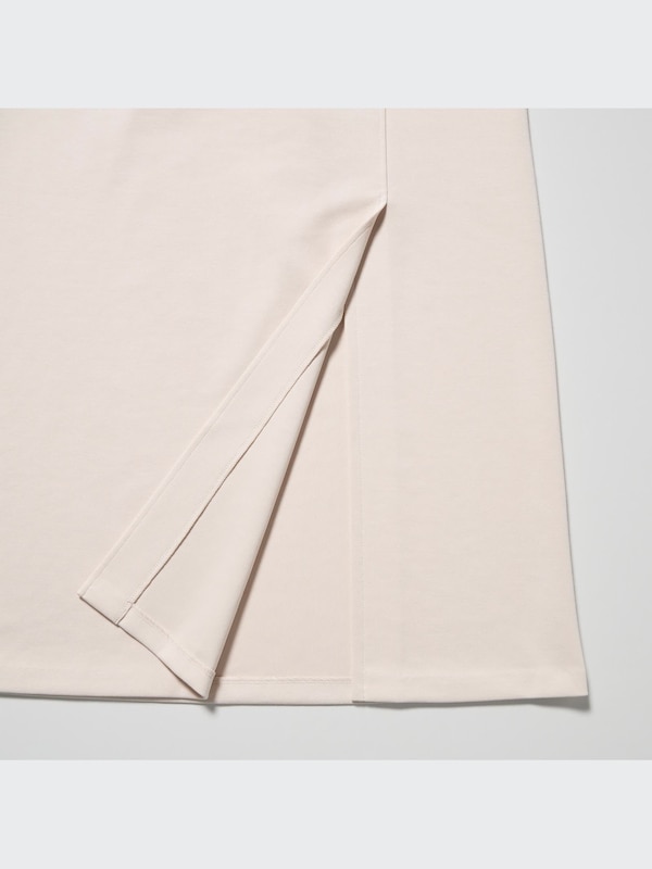 ストレッチダブルフェイススリットスカート（丈標準76～80cm）